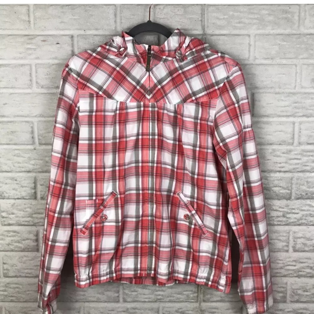 Lolë Water Resistant Hiking Jacket Removable Hood